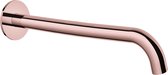 Wastafelkraan Uitloop Hotbath Cobber Rond 30 cm Roze Goud