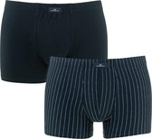 Gotzburg heren boxer normale lengte (2-pack) - zwart - Maat: 3XL