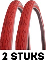 Fietsband - Buitenband - Set van 2 - 28 x 1 1/2 (40-635) rood
