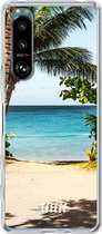6F hoesje - geschikt voor Sony Xperia 5 III -  Transparant TPU Case - Coconut View #ffffff