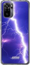 6F hoesje - geschikt voor Xiaomi Redmi Note 10 Pro -  Transparant TPU Case - Thunderbolt #ffffff