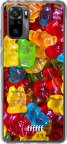 6F hoesje - geschikt voor Xiaomi Redmi Note 10 Pro -  Transparant TPU Case - Gummy Bears #ffffff