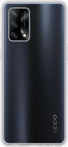 Hoesje Geschikt voor OPPO A74 4G Hoesje Siliconen Cover Case - Hoes Geschikt voor OPPO A74 4G Hoes Back Case - Transparant