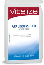 Q10 Ubiquinol 100 mg Actieve Vorm 120 capsules - Omgezette vorm van co-enzym Q10 - Door Kaneka gepatenteerde en omgezette vorm van co-enzym Q10 ubiquinon