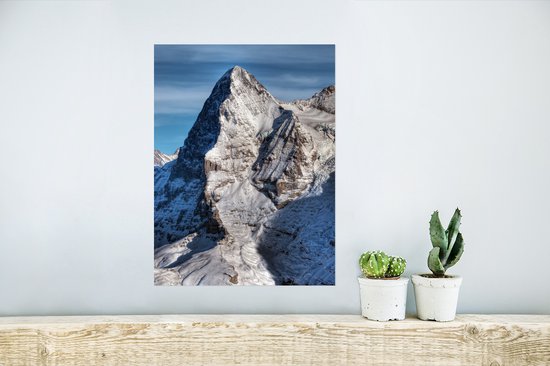 Vue du Schilthorn sur l' Eiger Suisse Poster 30x40 cm - petit - Tirage photo sur Poster (décoration murale salon / chambre)