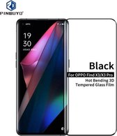 Voor OPPO Find X3 / 3X Pro PINWUYO 9H 3D Hot Bending Tempered Glass Film (Zwart)