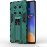 Voor Huawei Mate 40 Pro Supersonic PC + TPU schokbestendige beschermhoes met houder (groen)