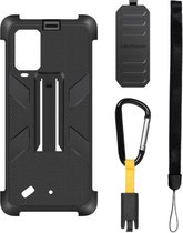 Voor Ulefone Armor 10 5G multifunctionele TPU + pc-beschermhoes met clip aan de achterkant en karabijnhaak