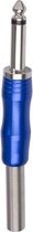 BLS01 DIY solderen 6,35 mm mono gitaar audiokabel plug (blauw)