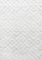 Modern laagpolig vloerkleed Pisa - crème 4708 - 240x340 cm