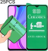 Voor Xiaomi Redmi 9 Prime 25 PCS 9D Volledig scherm Volledige lijm keramische film