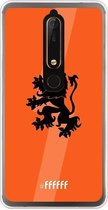 Nokia 6 (2018) Hoesje Transparant TPU Case - Nederlands Elftal #ffffff