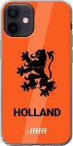 6F hoesje - geschikt voor iPhone 12 Mini -  Transparant TPU Case - Nederlands Elftal - Holland #ffffff
