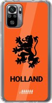 6F hoesje - geschikt voor Xiaomi Redmi Note 10S -  Transparant TPU Case - Nederlands Elftal - Holland #ffffff