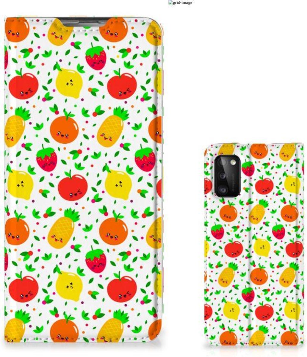 Samsung Galaxy A41 Flip Style Cover Fruits