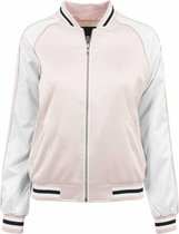 Urban Classics Jacket -L- 3-Tone Souvenir Roze/Wit