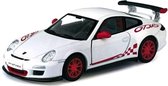 Kinsmart Schaalmodel Porsche 911 Gt3 Rs 11 Cm Alu 1:36 Wit