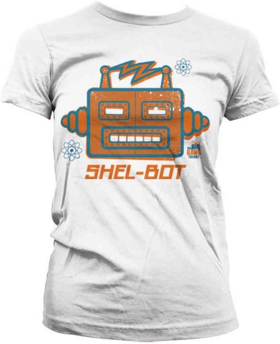 The Big Bang Theory Dames Tshirt -L- Shel-Bot Wit
