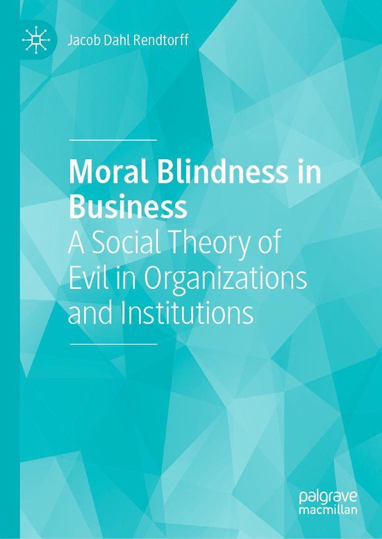 Philosophy and Religion (R0) - Moral Blindness in Business - cover