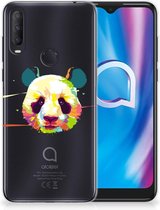 Back Case TPU Siliconen Hoesje Alcatel 1S (2020) Smartphone hoesje Panda Color