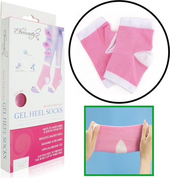 Decopatent® Hielbeschermers Gel sokken - Hydraterende Hiel Gel Sokjes tegen  Hielspoor... | bol.com