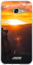 Samsung Galaxy A3 (2017) Hoesje Transparant TPU Case - Rock Formation Sunset #ffffff