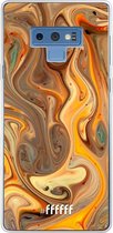Samsung Galaxy Note 9 Hoesje Transparant TPU Case - Brownie Caramel #ffffff