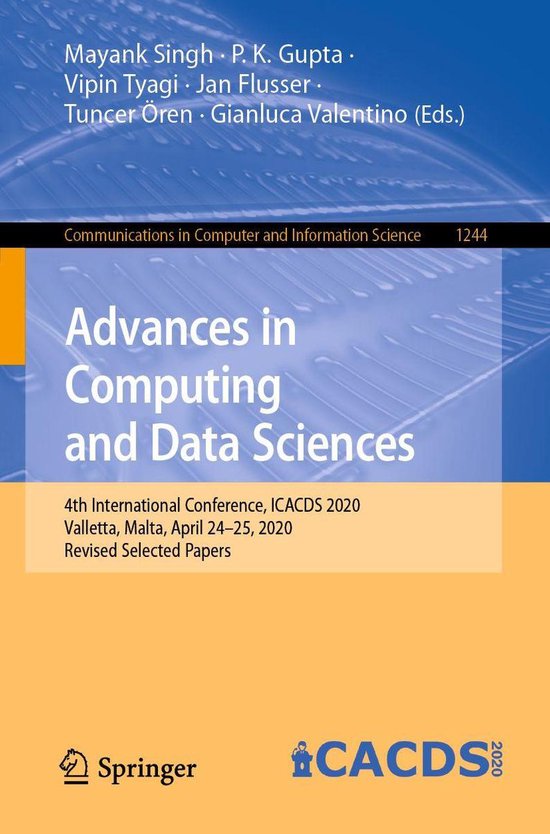 Springer Nature Proceedings Computer Science - Advances in C ... - cover