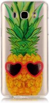 For Samsung Galaxy J5 (2016) / J510 Pineapple patroon IMD Workmanship Soft TPU beschermings hoesje