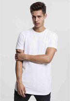 Urban Classics Heren Tshirt -S- Peached Shaped Long Wit