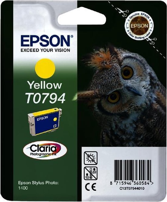 Epson Owl Cartouche "Chouette" - Encre Claria J | bol.com