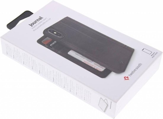 TwelveSouth Journal coque de protection pour téléphones portables 14,7 cm (5.8") Étui avec portefeuille Noir