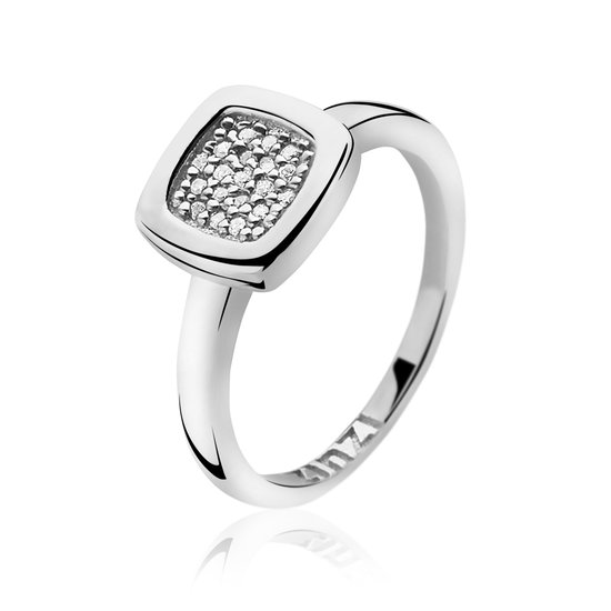 Bague en argent ZINZI blanc ZIR1058