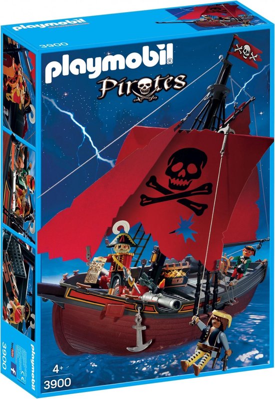 Playmobil Rode piratenschip - 3900 | bol.com