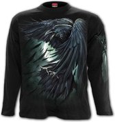 Spiral Longsleeve shirt -M- SHADOW RAVEN Zwart