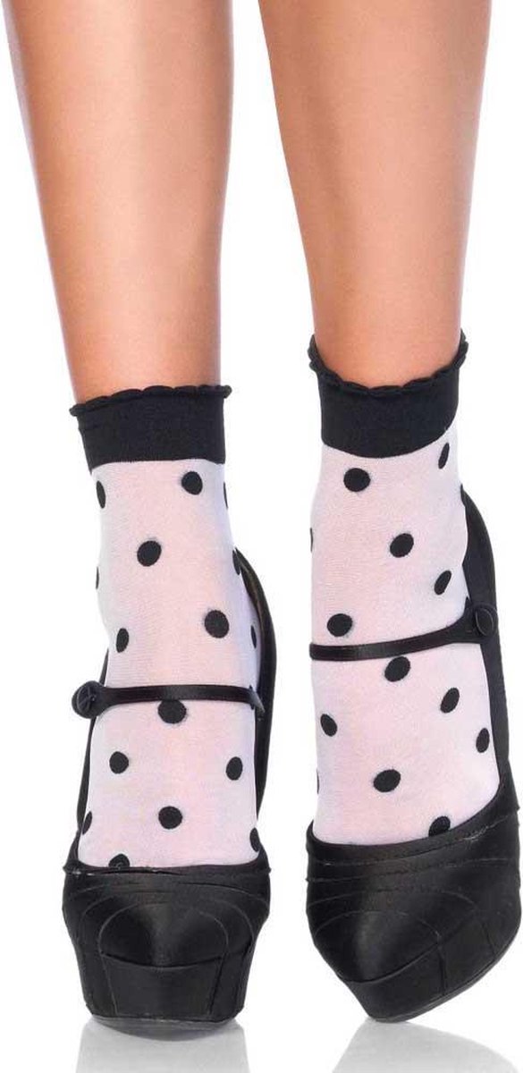 LEG-AVENUE - Korte sokken met stippen voor vrouwen - Accessoires > Panty's en kousen