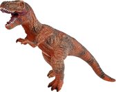Dinoworld Dinosaurus T-rex -41 Cm Rubber Bruin