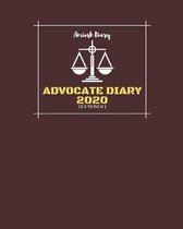 Amiesk Diary - Advocate Diary 2020 -8 x10 inch - Matte Cover