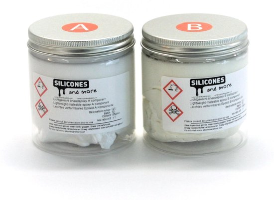 Kneedbare Epoxy / Set 250 gram / Lichtgewicht / Eenvoudig in gebruik / 1 :  1 Systeem /... 