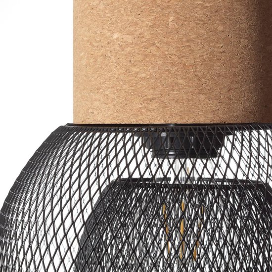 BRILLIANT lamp Sutherland hanglamp 40cm mat zwart/geborsteld