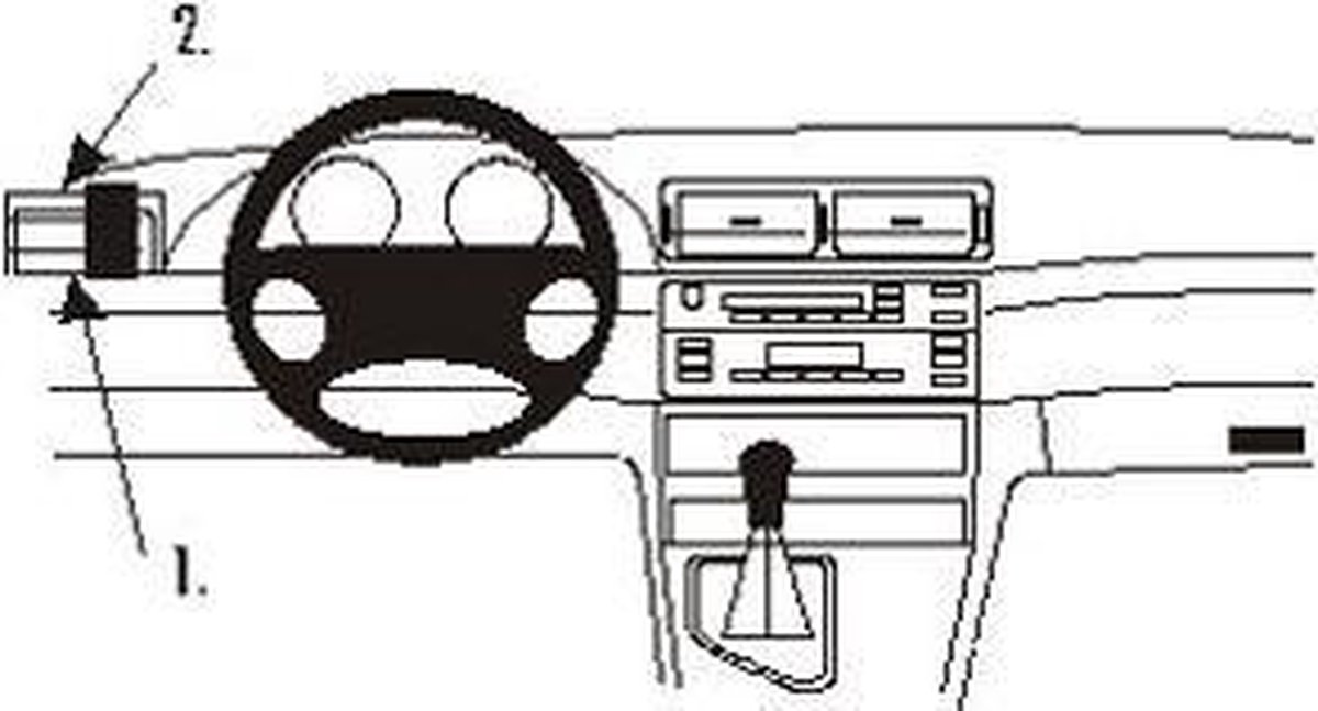 Brodit dashmount v. BMW Compact 01-02