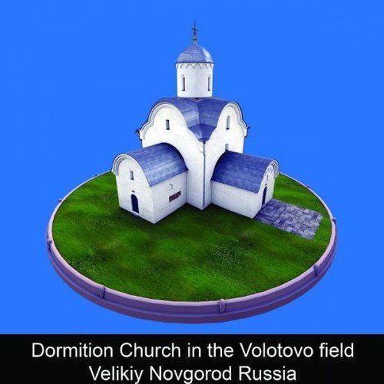 Dormition Church in the Volotovo field Velikiy Novgorod Russ ... - cover