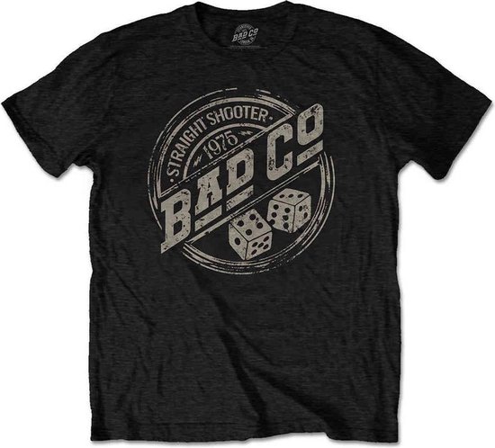 Bad Company - Straight Shooter Roundel Heren T-shirt - XL - Zwart
