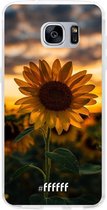 Samsung Galaxy S7 Edge Hoesje Transparant TPU Case - Sunset Sunflower #ffffff