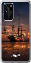 Huawei P40 Hoesje Transparant TPU Case - Sea Rovers #ffffff