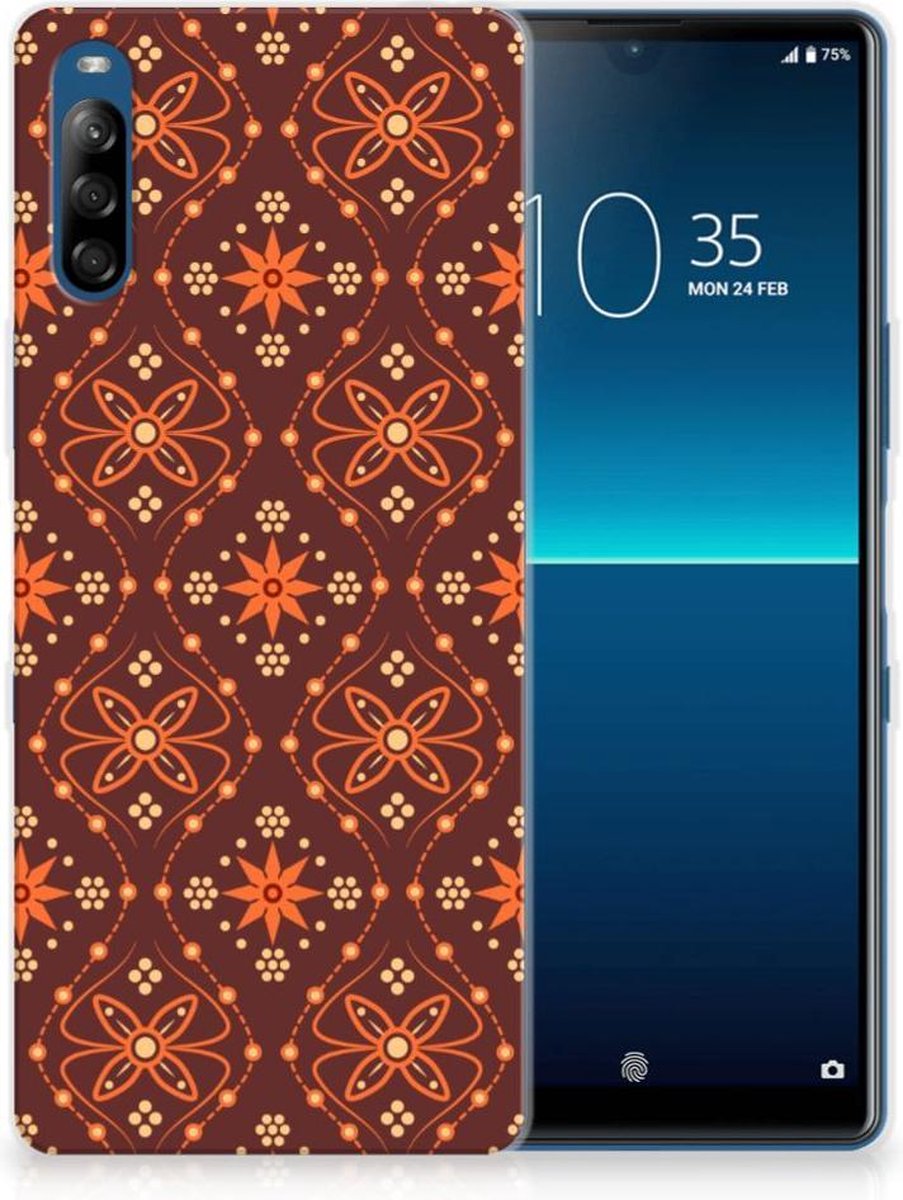 Sony Xperia L4 TPU bumper Batik Brown