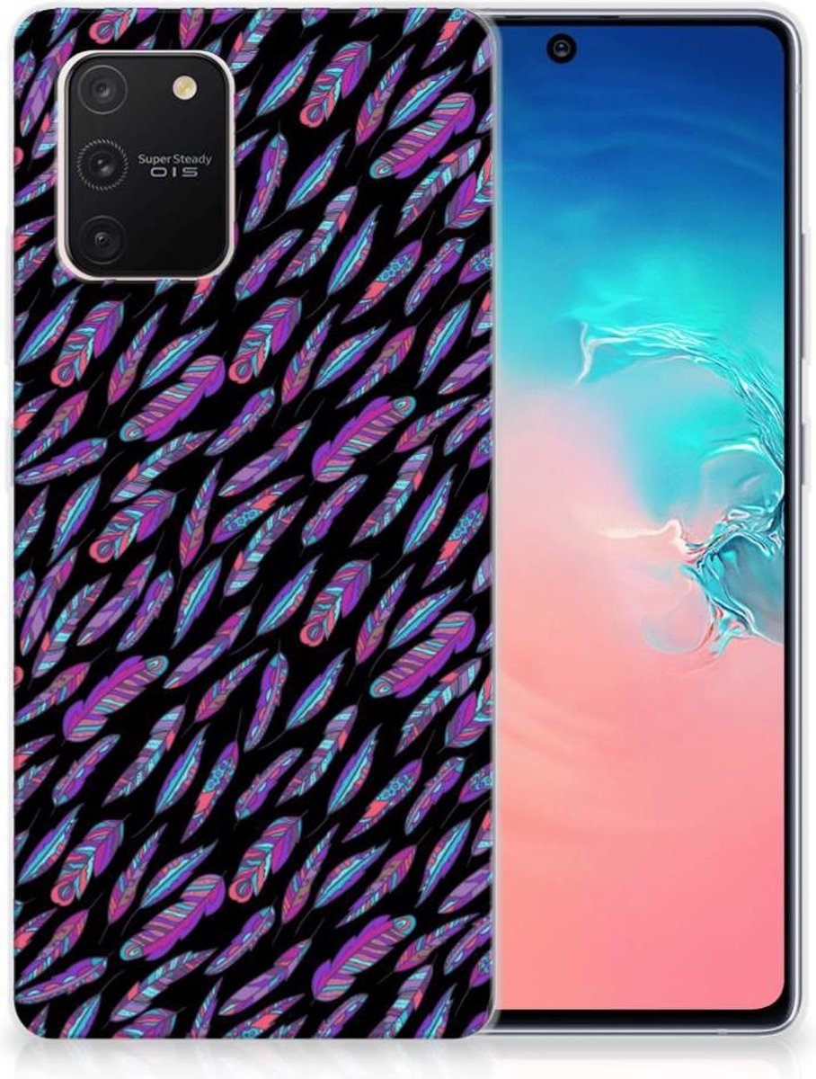 Samsung Galaxy S10 Lite TPU bumper Feathers Color