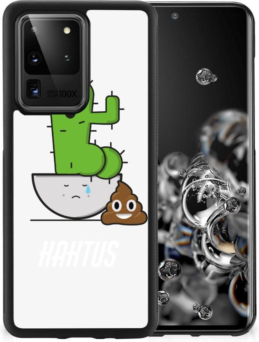 Samsung Galaxy S20 Ultra Bumper Hoesje Cactus Poo
