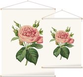 Roos Aquarel (Rose) - Foto op Textielposter - 60 x 80 cm