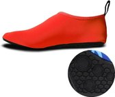 Antislip slijtage-weerstand van dikke rubberen zool duik schoenen en sokken  één paar  grootte: XXL (rood)